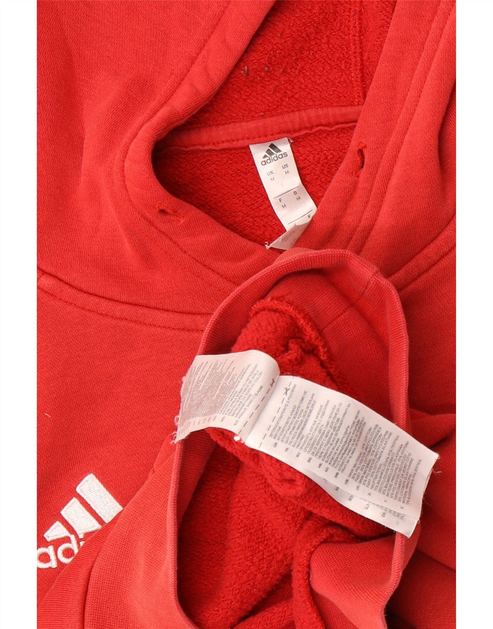 Ανδρικό φούτερ Adidas, μεσαίο κόκκινο βαμβακερό