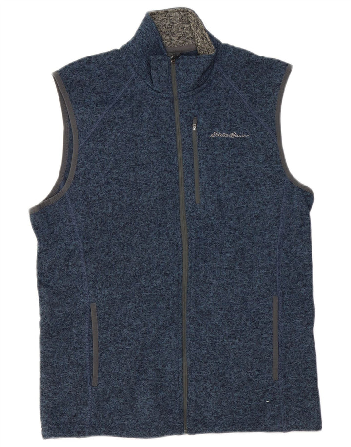 EDDIE BAUER Ανδρική αμάνικη αθλητική φόρμα μπουφάν με μεσαία μπλε φλοκέτα