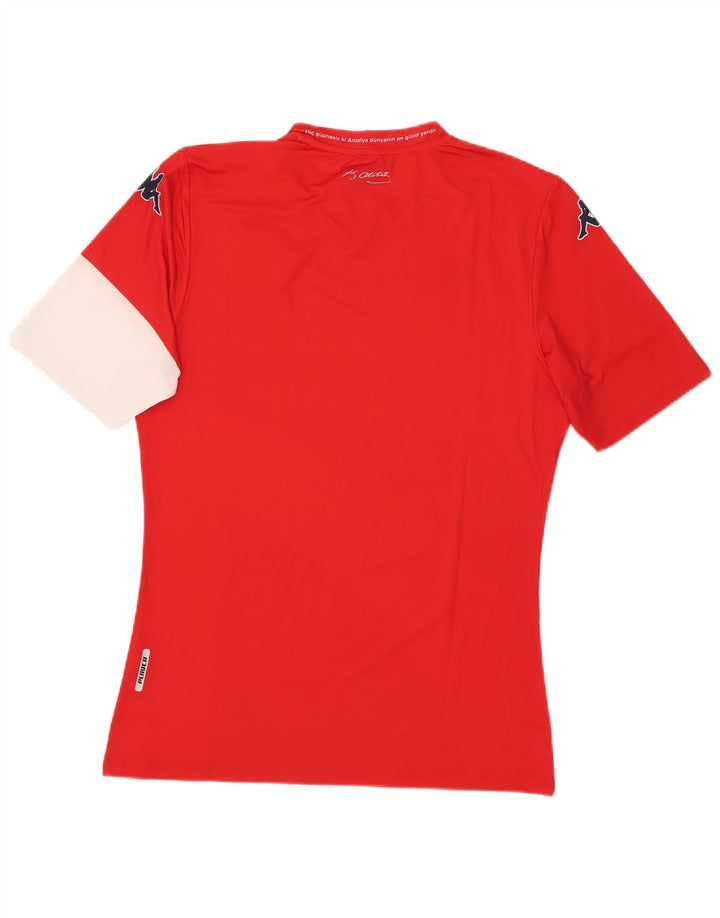 Ανδρικό γραφικό T-Shirt Kappa Top XL Red Colorblock Πολυεστέρας
