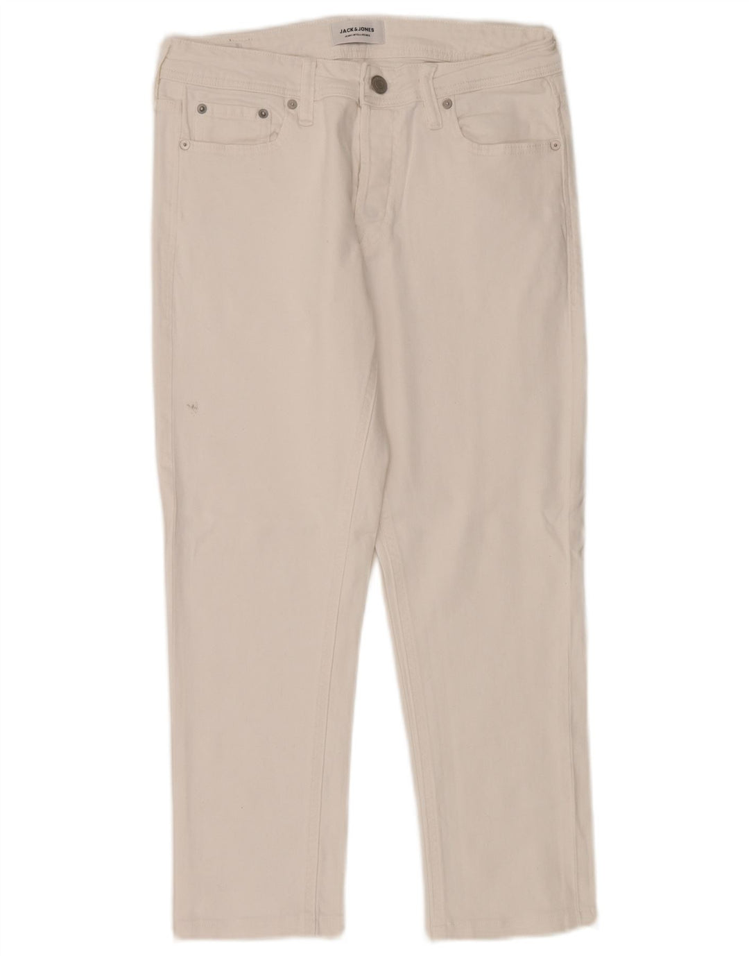 Jack & Jones Ανδρικό Slim Jeans W30 L26 Λευκό βαμβακερό