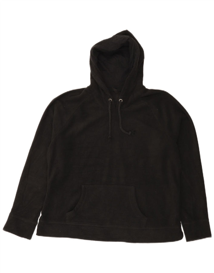 Marks & Spencer Γυναικεία κουκούλα Fleece Jumper UK 16 Large Black Polyester