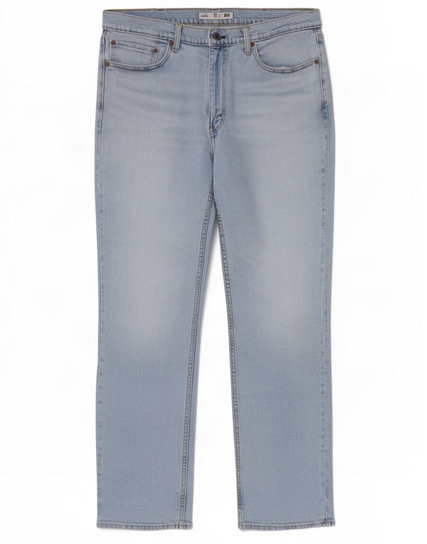 Levi's Mens 514 Straight Jeans W38 L32 Μπλε Βαμβακερό