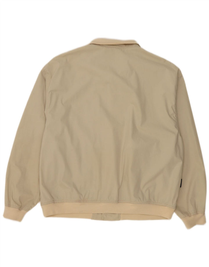 Brugi Ανδρικό Bomber Jacket IT 50 Large Off White Βαμβακερό