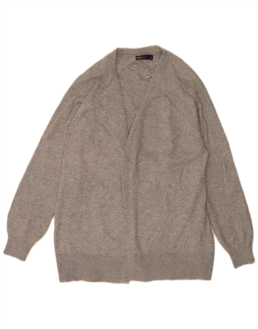 Marks & Spencer Γυναικείο Longline Oversized Ζακέτα πουλόβερ UK 6 XS Γκρι
