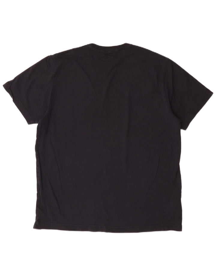 EDDIE BAUER Ανδρικό T-Shirt Top μεγάλο μαύρο βαμβακερό