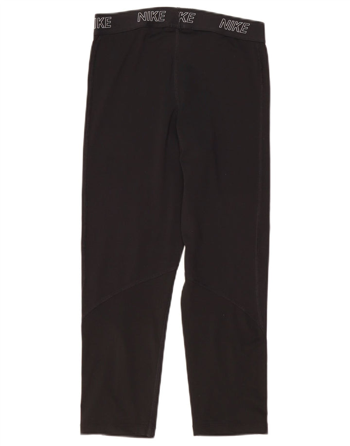 Γυναικεία Nike Dri Fit Graphic Capri leggings UK 12 Medium Black