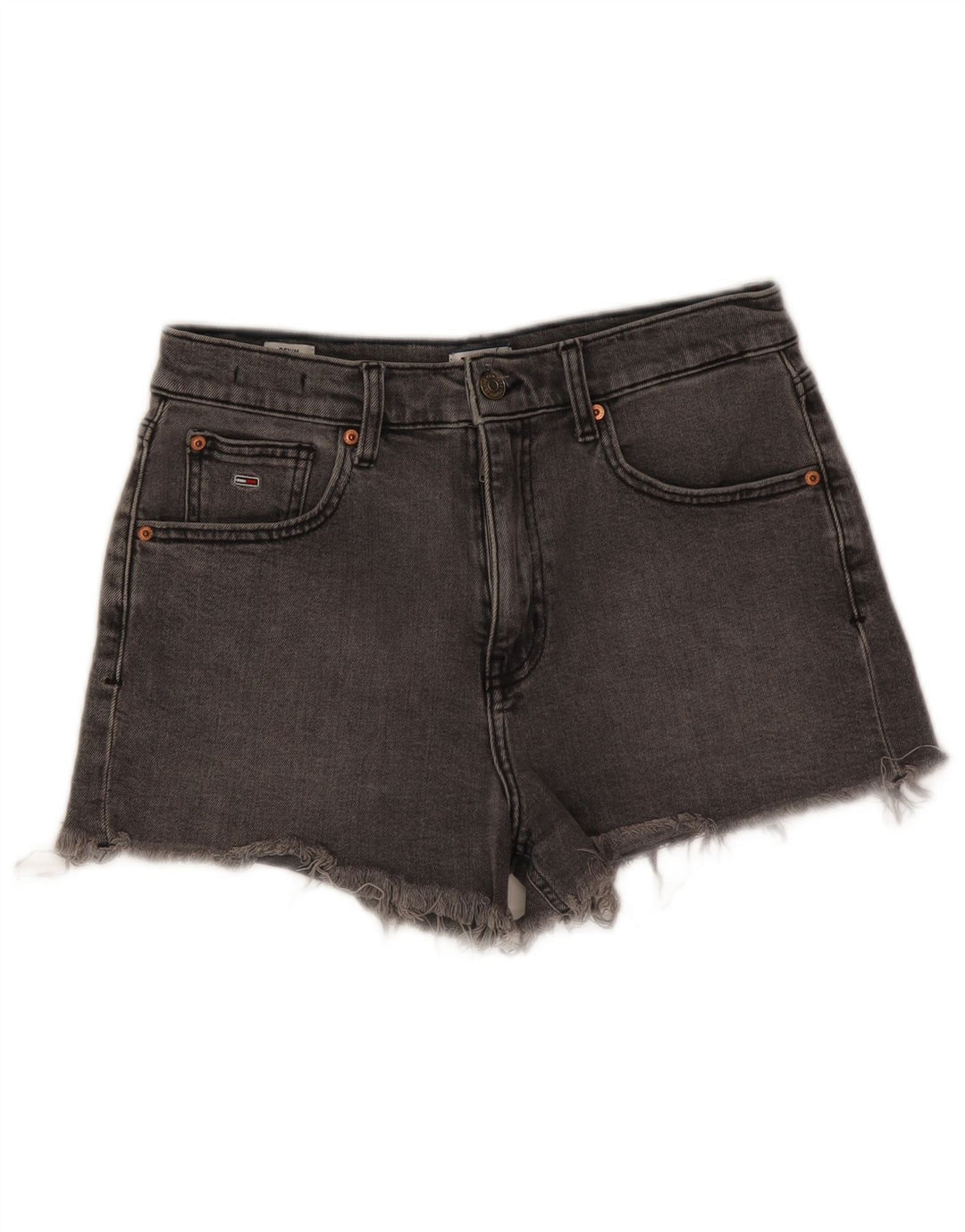 Γυναικείο τζιν σορτς Tommy Hilfiger W27 μικρό γκρι βαμβακερό