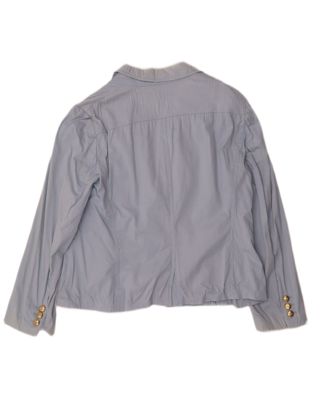 Luisa Spagnoli Γυναικείο Μπουφάν Blazer με 3 κουμπιά IT 48 XL Μπλε βαμβακερό