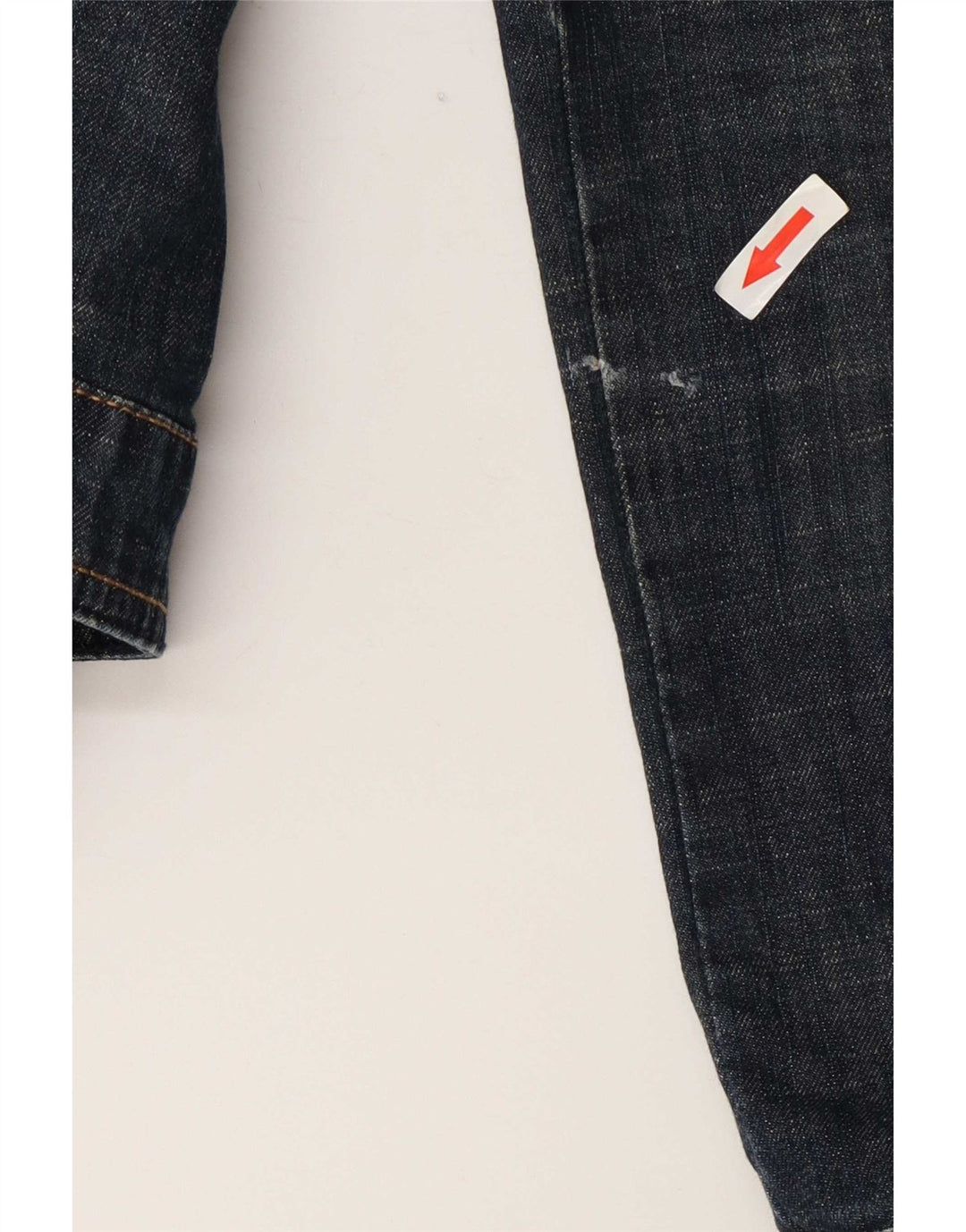 Guess Γυναικείο Τζιν Μπουφάν UK 8 Small Navy Blue Cotton