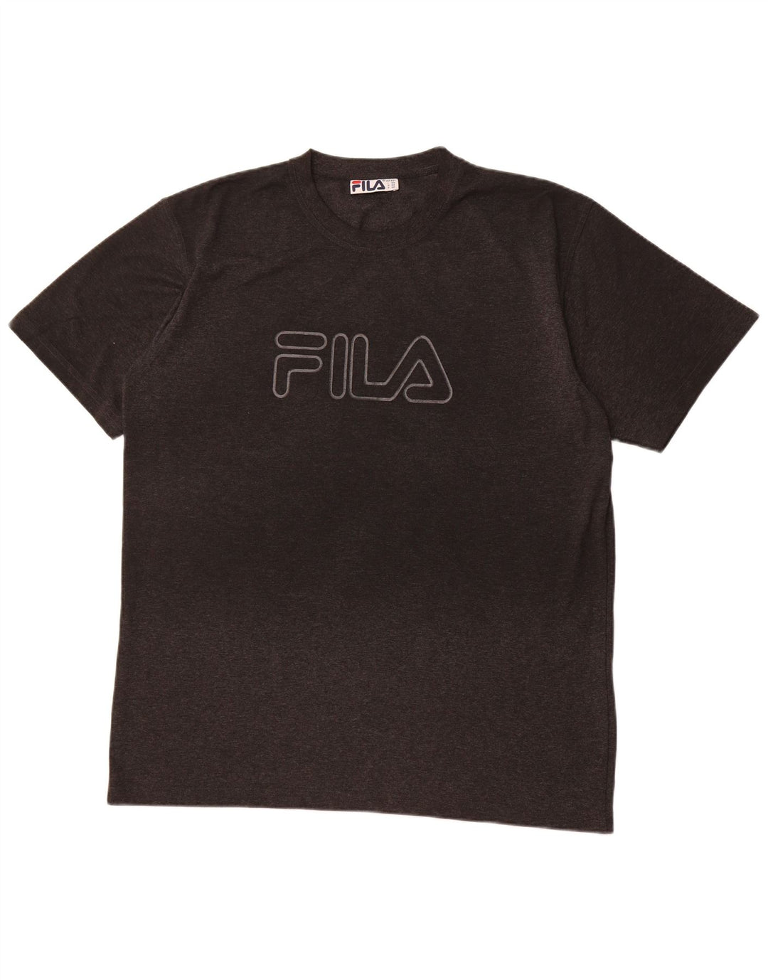Ανδρικό γραφικό T-Shirt FILA Top 2XL Γκρι βαμβακερό
