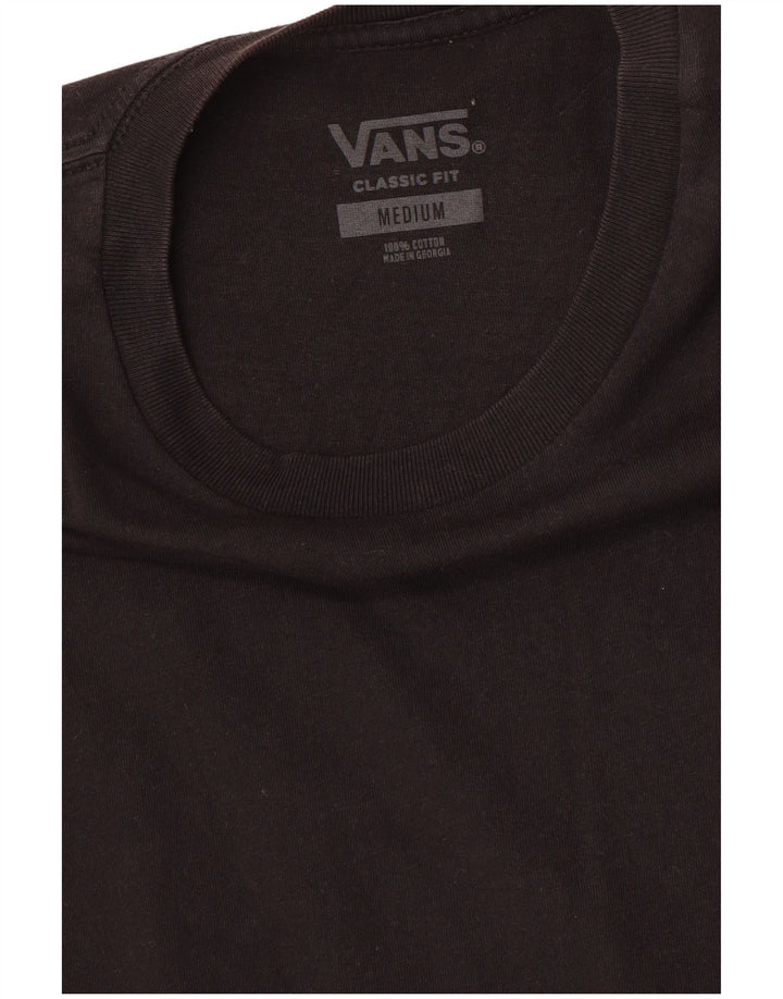 Ανδρικό μπλουζάκι VANS Classic Fit Top Μεσαίο μαύρο βαμβακερό