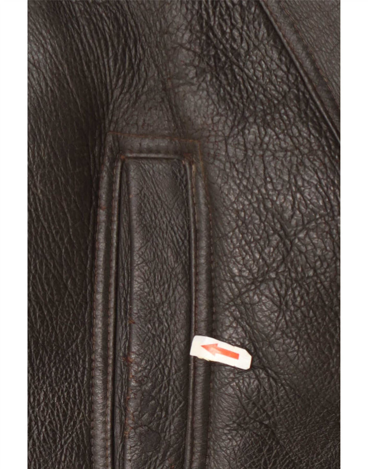 Vintage Ανδρικό Σακάκι Shearling Μέγεθος 52 XL Καφέ