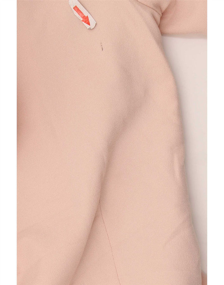Oasis Γυναικείο μπλέιζερ 1 κουμπιού μπουφάν UK 10 Small Pink Polyester