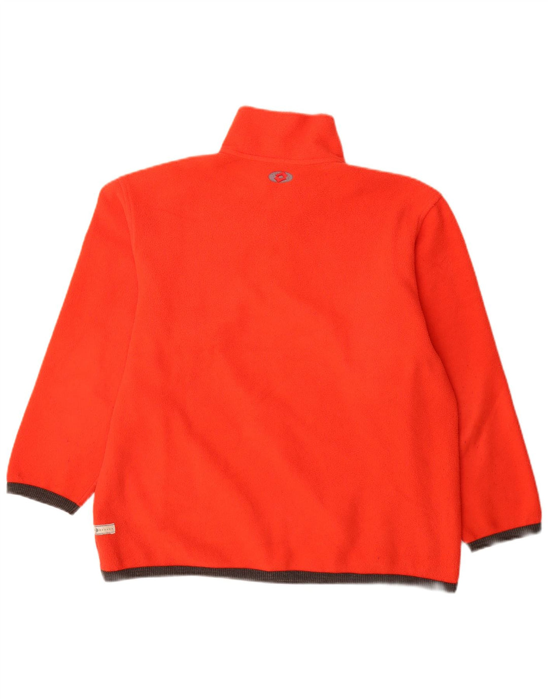 Γυναικείο Lotto Graphic Zip Neck Fleece Jumper UK 14 Medium Orange Polyester