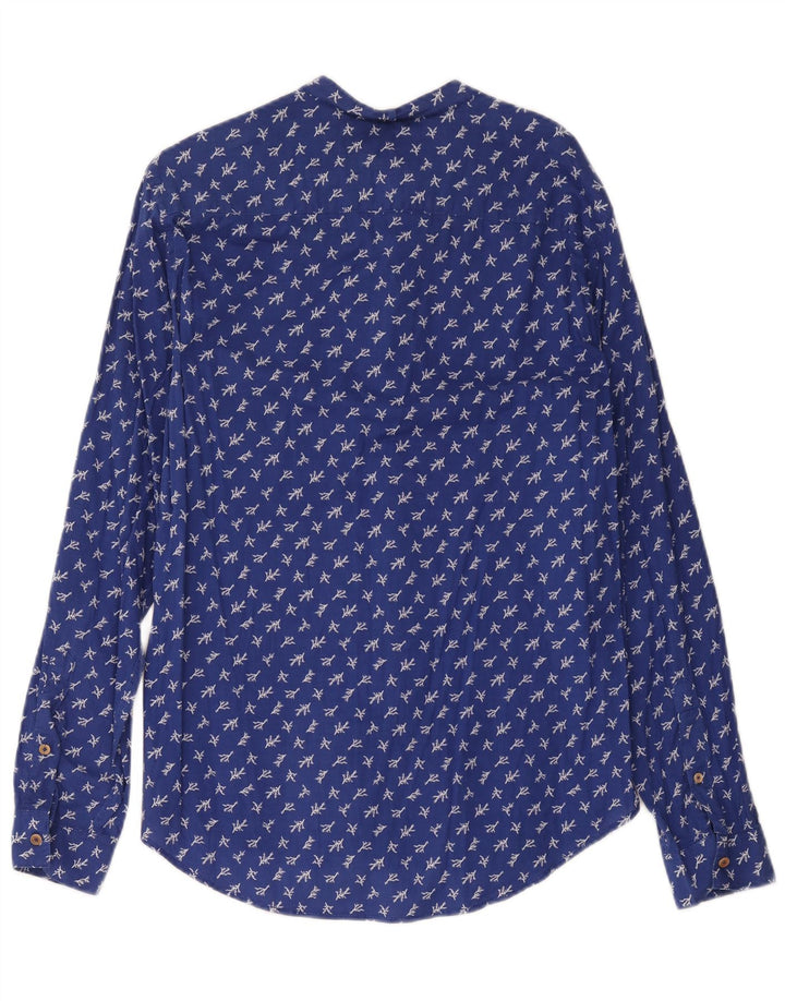 Ανδρικό πουκάμισο Benetton XS Blue Floral