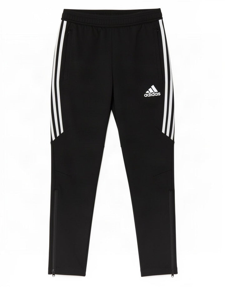 Γυναικεία αθλητική φόρμα Adidas Climalite Παντελόνι UK 10 Small Black Polyester