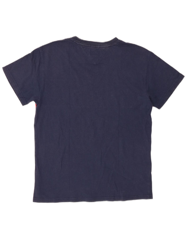 Ανδρικό γραφικό μπλουζάκι Tommy Hilfiger Top Medium Navy Blue Colourblock
