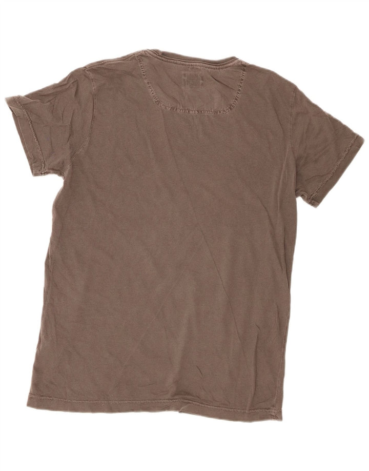 Ανδρικό γραφικό T-Shirt Diesel Top Μεσαίο γκρι βαμβακερό