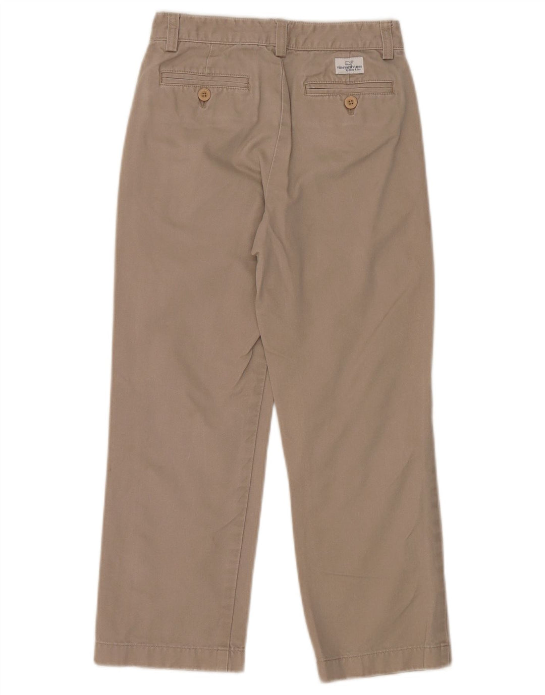 VINEYARD VINES Boys ίσιο παντελόνι Chino 7-8 ετών W24 L22 Μπεζ βαμβακερό