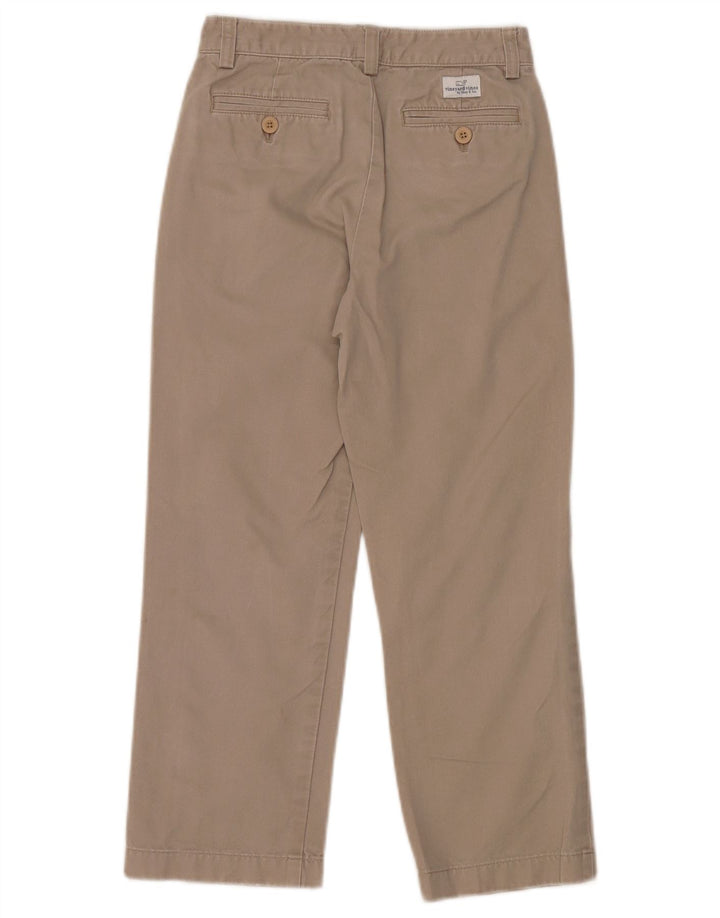 VINEYARD VINES Boys ίσιο παντελόνι Chino 7-8 ετών W24 L22 Μπεζ βαμβακερό