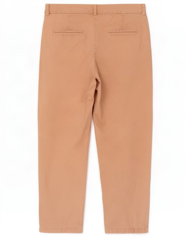 Marks & Spencer Γυναικείο κωνικό παντελόνι Chino UK 18 XL W36 L26 Ροζ βαμβακερό