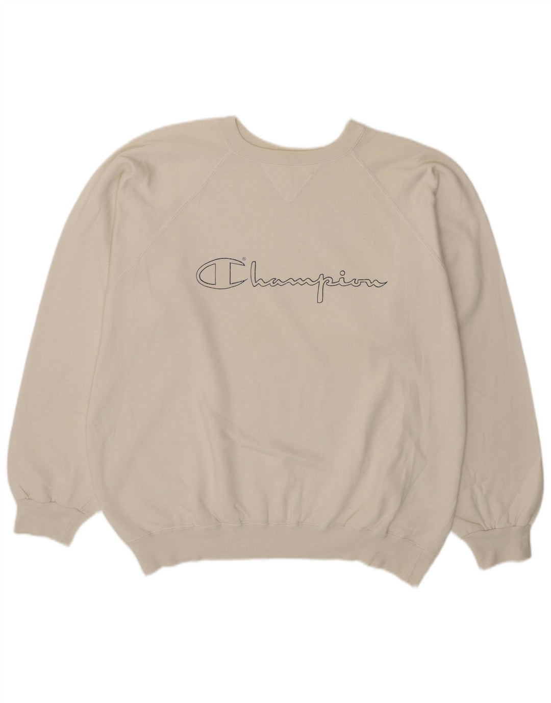 Ανδρικό γραφικό φούτερ Champion Jumper XL Λευκό βαμβακερό