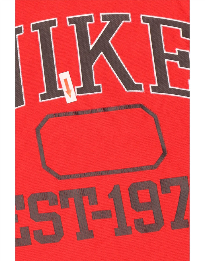 Ανδρικό γραφικό μπλουζάκι Nike Top XL Red