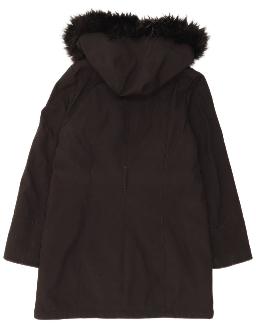 Dkny Γυναικείο μπουφάν Parka με κουκούλα UK 10 Small Black Polyester