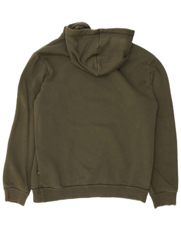 Ανδρικό γραφικό κουκούλα Puma, βαμβακερό χακί