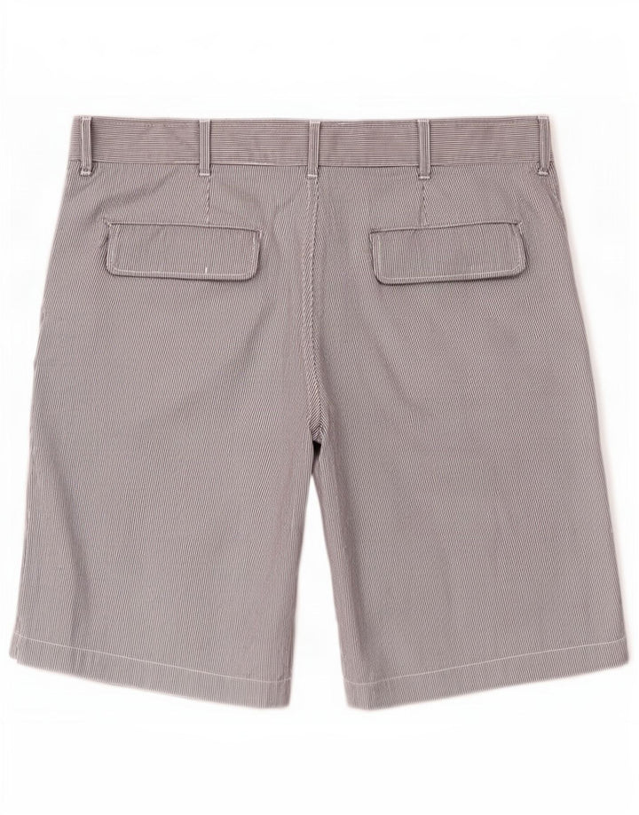 Ανδρικό σορτς Benetton Casual IT 48 Medium W38 Μπλε ριγέ