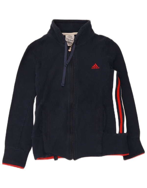 Adidas Boys κανονική φόρμα γυμναστικής μπουφάν 9-10 ετών Small Navy Blue