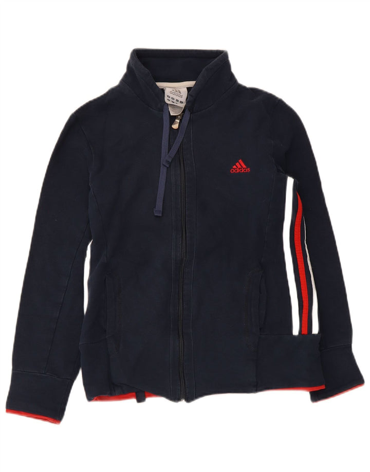 Adidas Boys κανονική φόρμα γυμναστικής μπουφάν 9-10 ετών Small Navy Blue