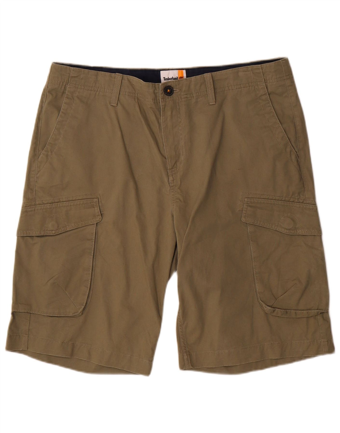 Ανδρικό σορτς Cargo Timberland W36 μεγάλο βαμβακερό χακί