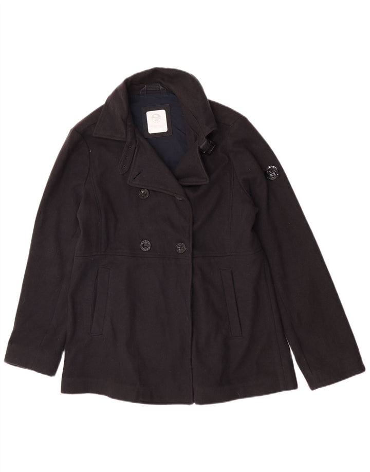 North Sails Γυναικείο παλτό μπιζελιού UK 14 Large Navy Blue Wool Classic