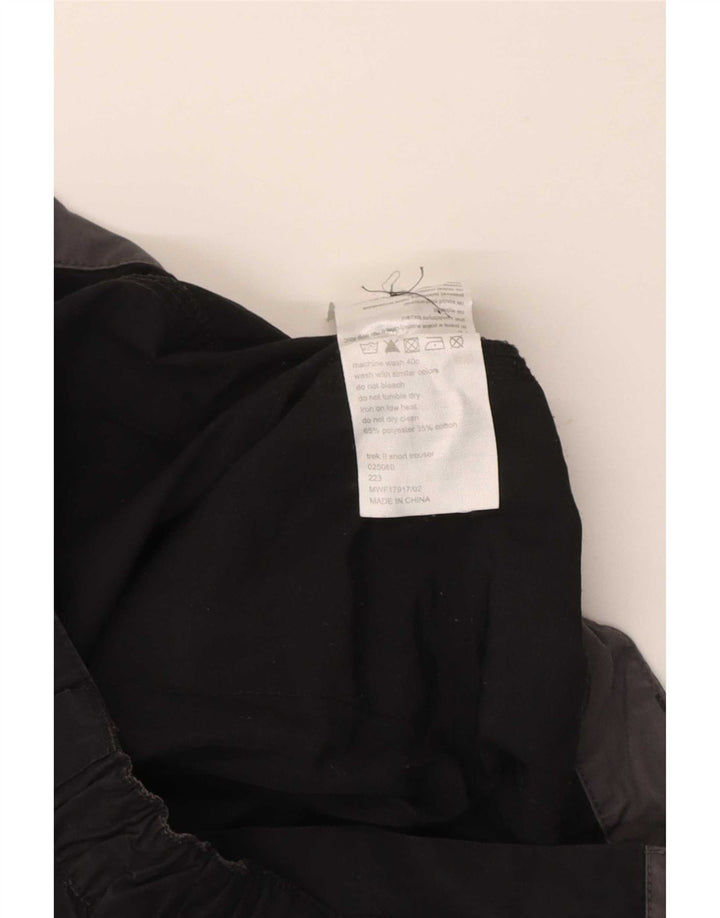 Mountain Warehouse Ανδρικό ίσιο παντελόνι Cargo W32 L30 Μαύρο πολυεστέρα
