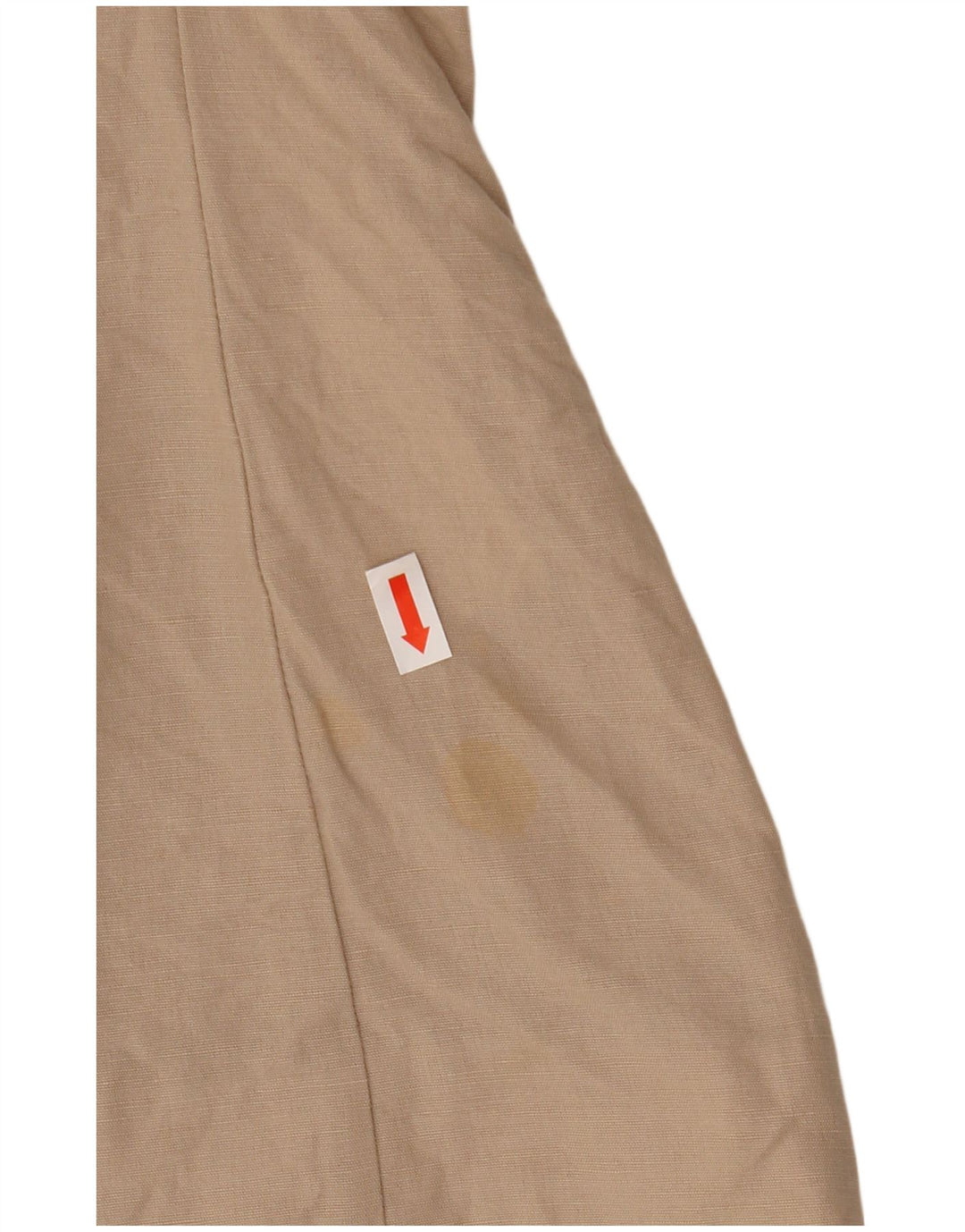 Armani Γυναικείο σακάκι με 1 κουμπί UK 10 Small Beige βαμβακερό