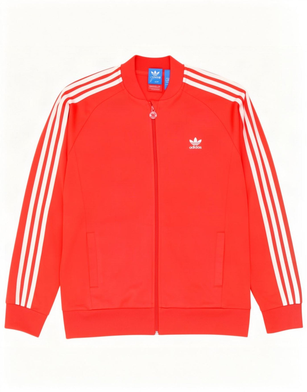 Adidas Boys αθλητική φόρμα τοπ μπουφάν 14-15 ετών κόκκινο πολυεστέρα