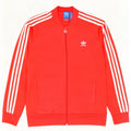 Adidas Boys αθλητική φόρμα τοπ μπουφάν 14-15 ετών κόκκινο πολυεστέρα