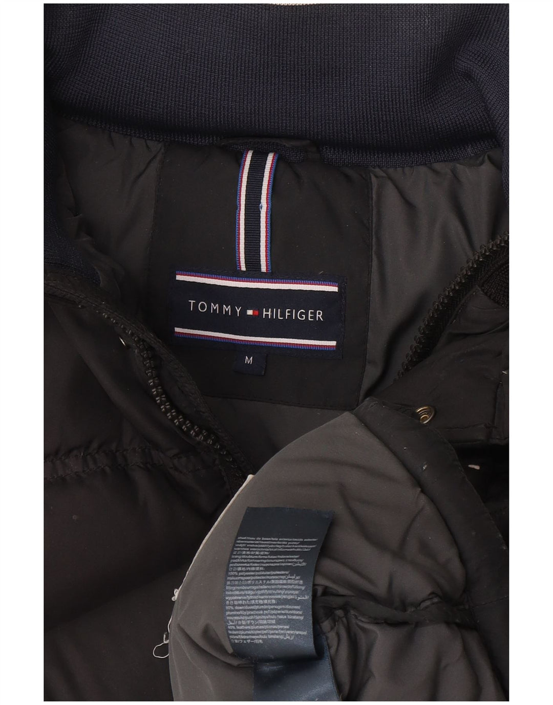 Tommy Hilfiger Ανδρικό μπουφάν με κουκούλα UK 38 μεσαίο γκρι βαμβακερό
