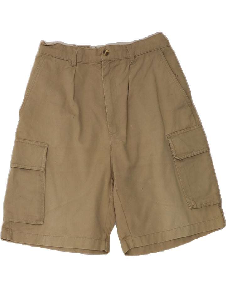 CLIQUE Mens Cargo Shorts Medium W32 Beige Cotton Vintage Clique and Second-Hand Clique from Messina Hembry 
