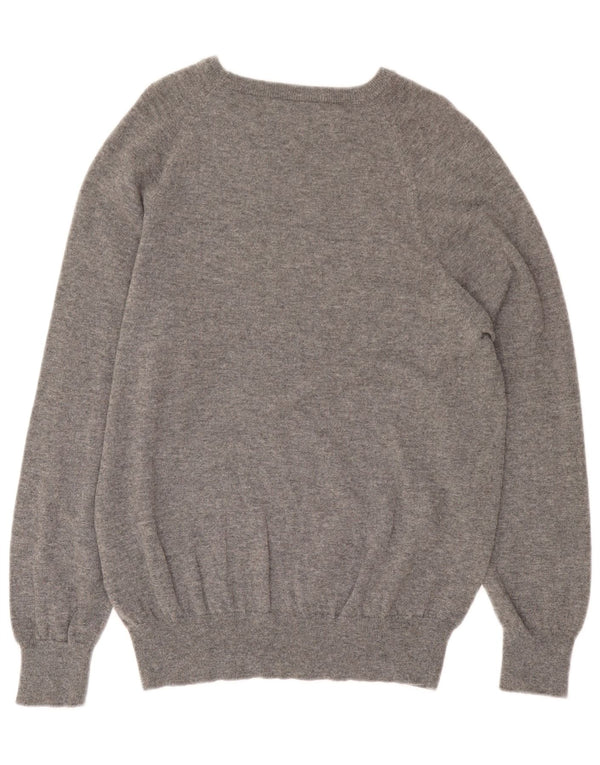 Ανδρικό πουλόβερ Kappa Boat Neck Jumper Medium Grey Argyle/Diamond Wool
