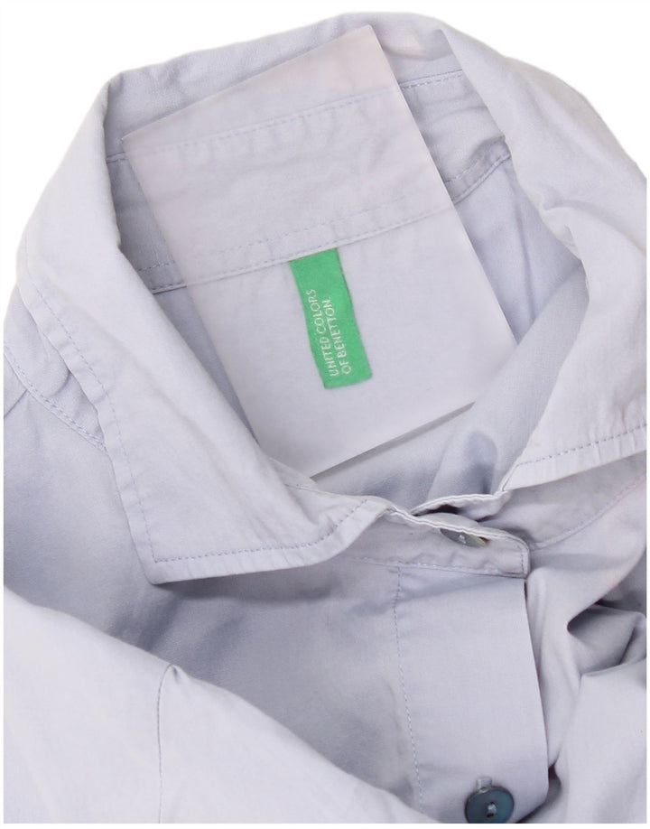 Γυναικείο κοντομάνικο μπλουζάκι Benetton UK 12 Medium Blue