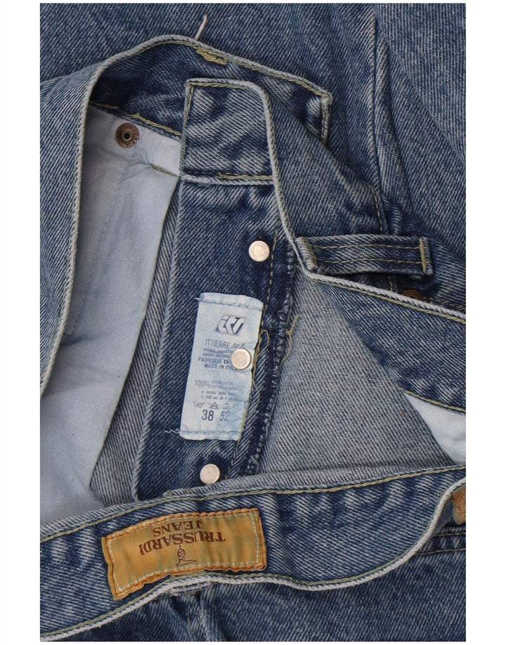 Γυναικείο τζιν Trussardi ίσιο W38 L29 Μπλε βαμβακερό