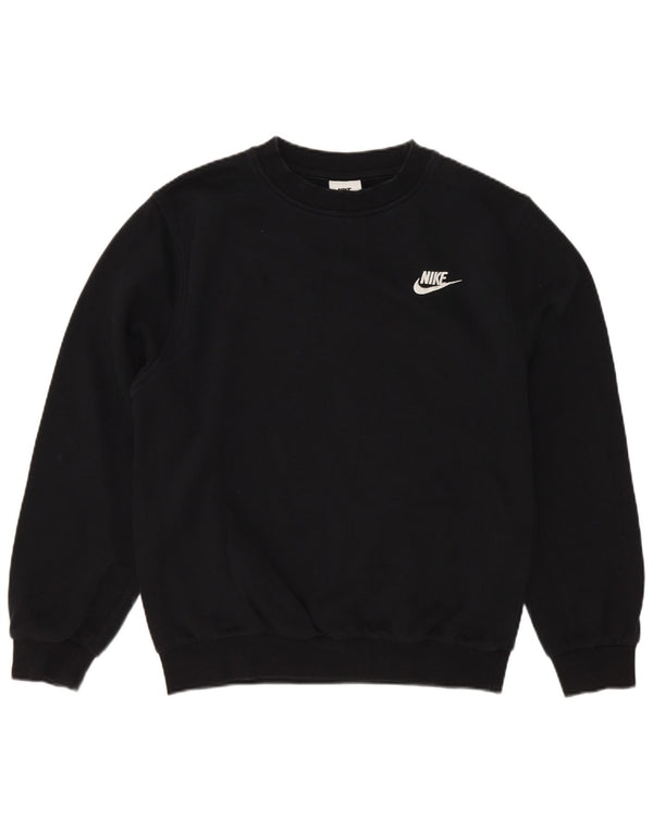 Φούτερ Adidas Boys Jumper 12-13 ετών μεγάλο μαύρο βαμβακερό