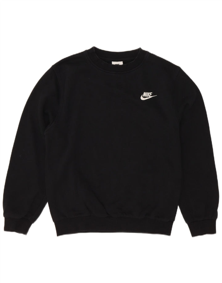 Φούτερ Adidas Boys Jumper 12-13 ετών μεγάλο μαύρο βαμβακερό
