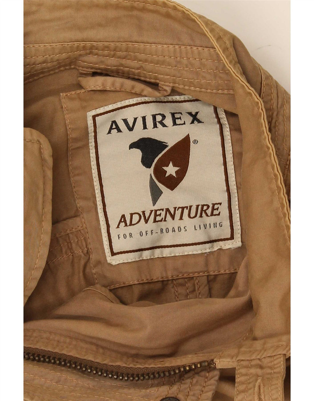 Ανδρικό μπουφάν Avirex Bomber UK 46 2XL Καφέ Βαμβακερό