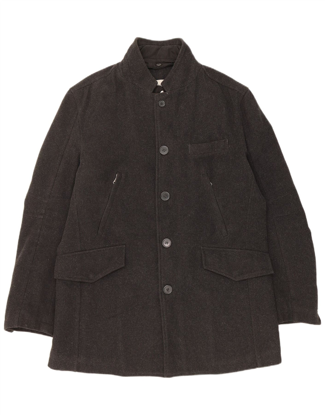Ανδρικό πανωφόρι Gian Marco Venturi UK 40 Large Grey Wool