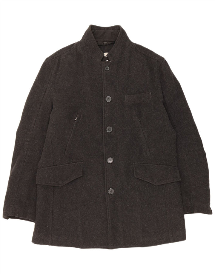 Ανδρικό πανωφόρι Gian Marco Venturi UK 40 Large Grey Wool