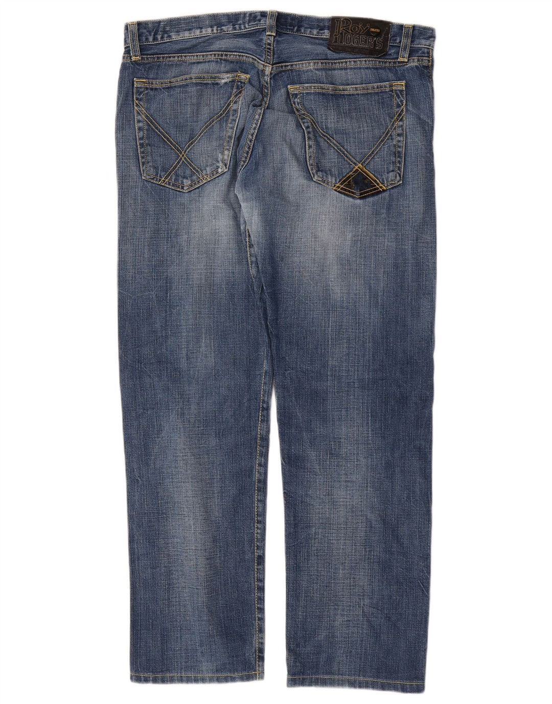Ανδρικό Roy Rogers Distressed Straight Jeans W35 L29 Μπλε