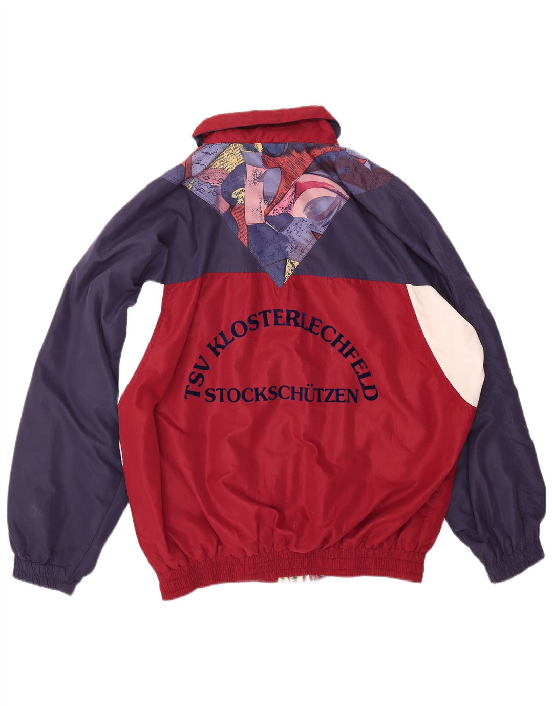 Ανδρική φόρμα γραφικής VINTAGE Top Jacket 2XL Navy Blue Colourblock